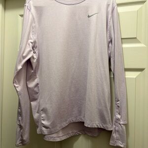 Nike Light Purple Long Sleeve Shirt